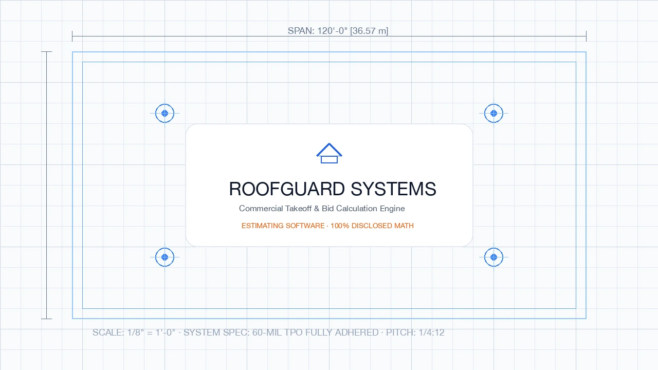 Commercial Roofing Takeoff & Quote Engine